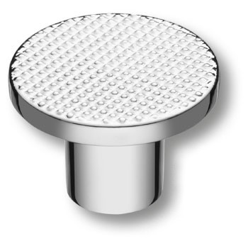 Ручка-кнопка, 25-Chrome, d=25мм, металл, глянцевый хром