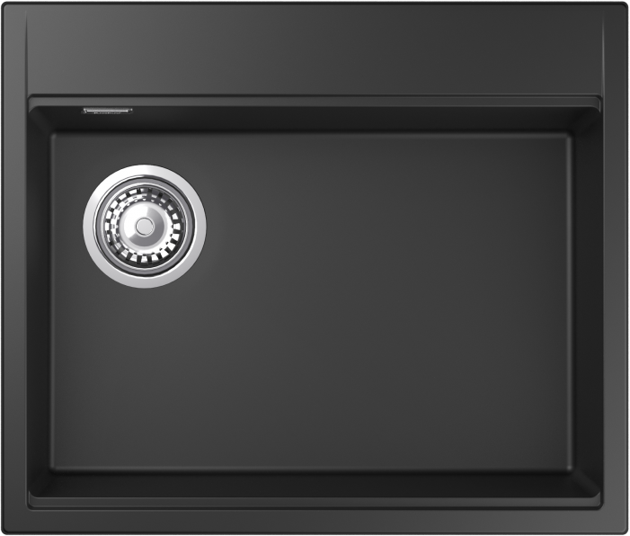 Мойка Rivelato TESORO 605-L, 600х510х200мм, антрацит