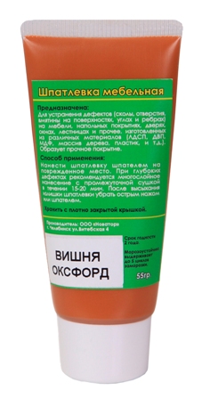 Шпатлевка мебельная, вишня оксфорд
