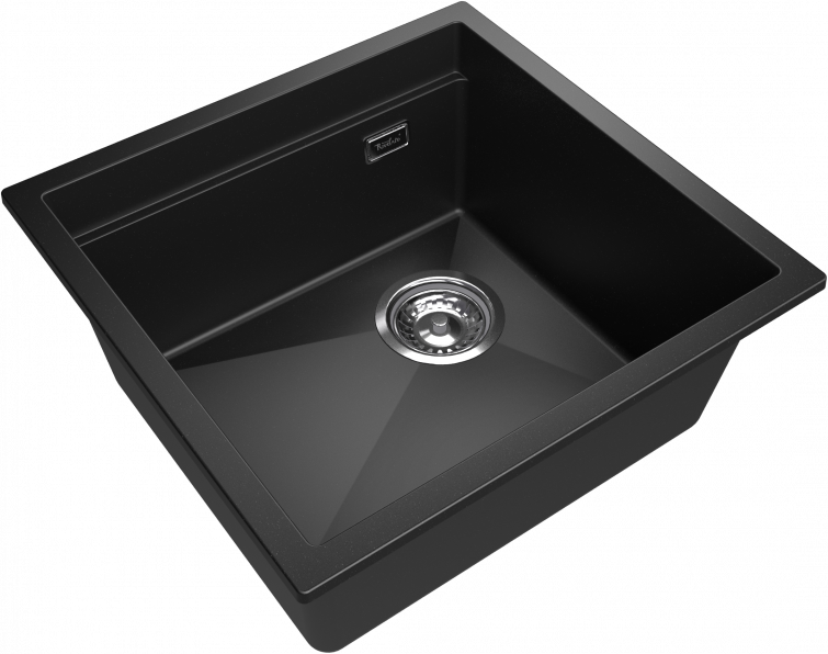 Мойка Rivelato LINO 454-R, 450х440х200мм, антрацит