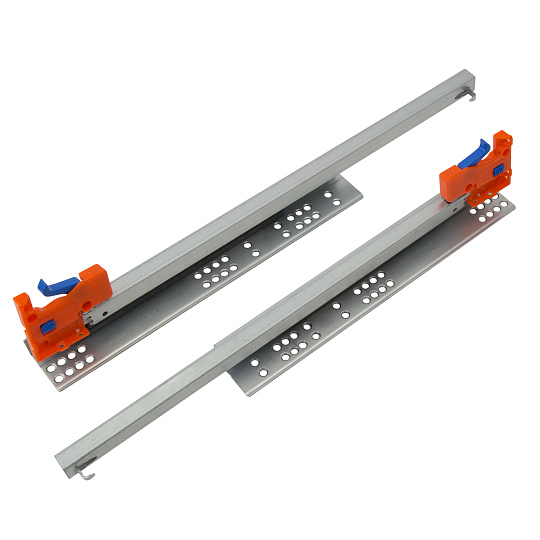 Направляющие скрытого монтажа, 400мм, полного выдвижения, PUSH TO OPEN, LEMAX