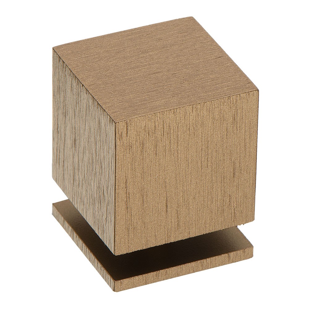 Ручка-кнопка, 1954 0025 ELX8, 32х25х25мм, металл, брашированная бронза