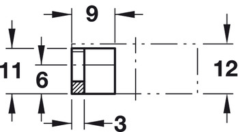 Стяжка Optimus, сталь, Hafele