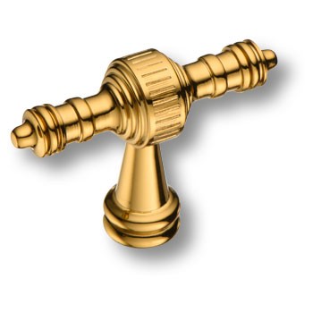 Ручка-кнопка, 07149-003, 36х16х51мм, металл, глянцевое золото