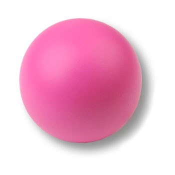 Ручка-кнопка, 445FU2, d=40мм, дерево, малиновый матовый, "Шар"