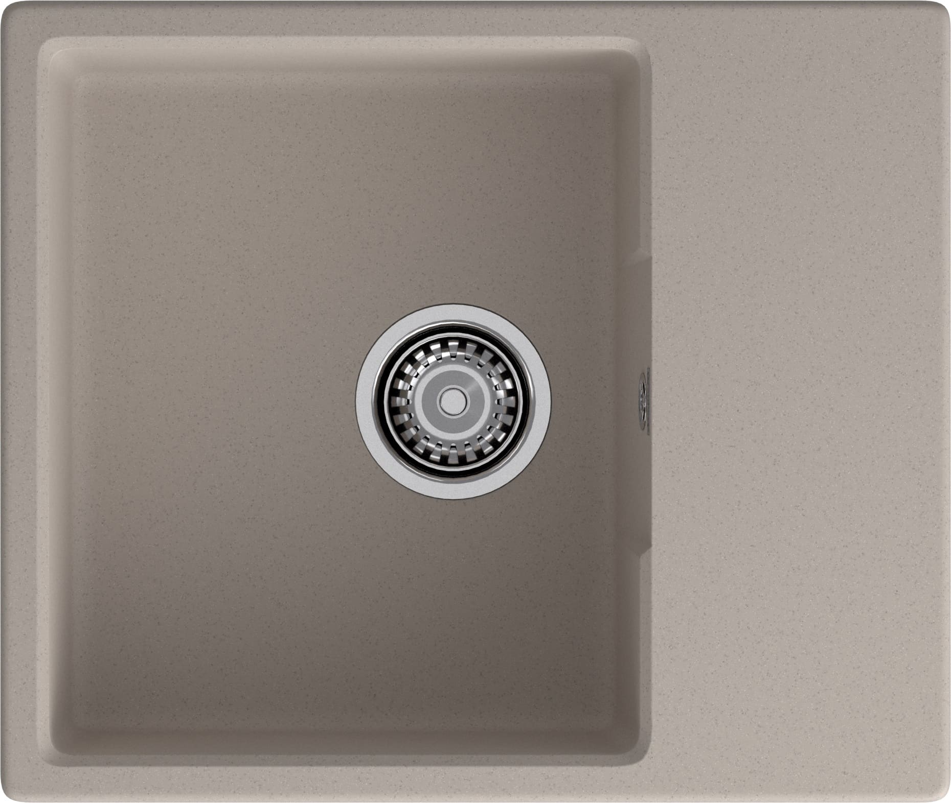 Мойка GranFest URBAN 658L, 580х490 мм, песочный