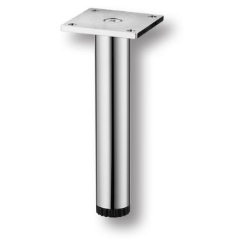 Опора декоративная мебельная, h=140мм, металл, глянцевый хром