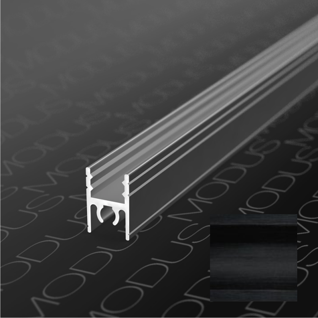 Горизонталь верхняя L=1800мм, черный браш