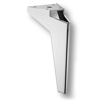 Опора декоративная мебельная, 175х55х55мм, сталь, глянцевый хром