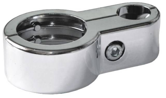 R-74 Крепеж-соединитель 2-х труб d=25, d=50 PL27, Play, хром, CMF