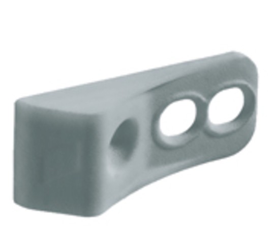 Направляющий упор для складных дверей WingLine L, пластик, серый
