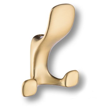 Крючок, 2010 0080 BB, трехрожковый, металл, матовое золото