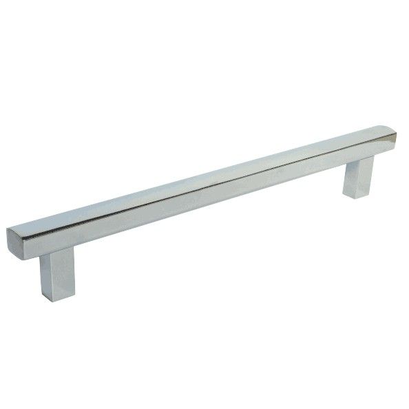 Ручка-рейлинг, 196, 12х12мм, 192мм, металл, хром