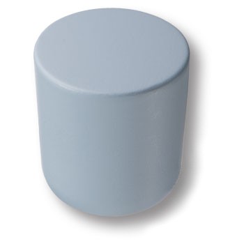 Ручка-кнопка, 8161-680 BLUE, d=25мм, металл, голубой матовый