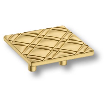 Ручка-кнопка, 4201 032MP35, 26х64х64мм, металл, матовое золото