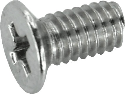 Винт M4х8, потайной, к крепежному уголку, цинк, AQ