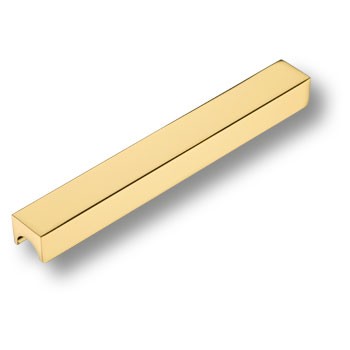 Ручка-профиль, 1700 0160 GL, 160мм, металл, глянцевое золото