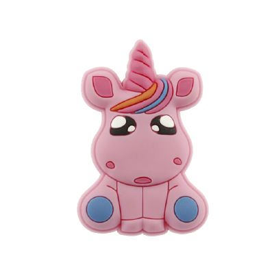 Ручка UM-UNICORN-RZ, 50х34х25мм, резина, розовый, "единорог", GTV