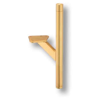 Опора декоративная мебельная, металл, матовое золото