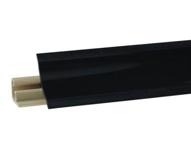 Плинтус LB-23, черный глянец, 3000мм