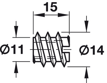 Стяжка Optimus, сталь, Hafele