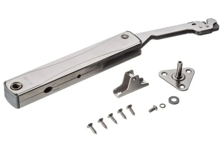 Кронштейн MINILIFTNEW MEDIUM, без доводчика, для фасада 3,5-4,5кг, сталь, хром, GTV