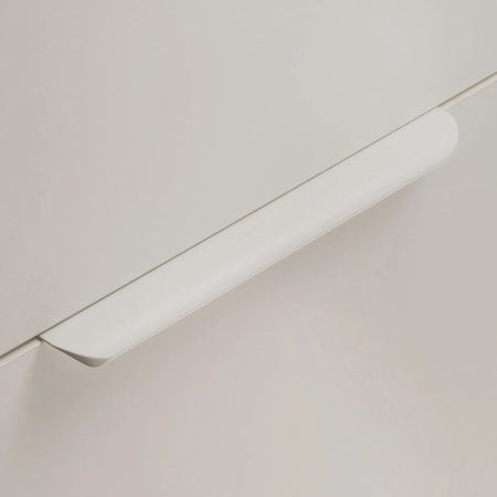 Ручка торцевая, HEXA, 192/225мм, металл, белый матовый, GTV