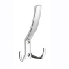 Крючок, K23-D1, трехрожковый, металл, матовый хром, GTV