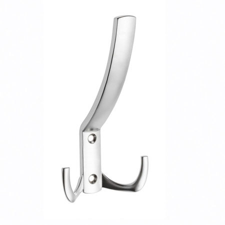Крючок, K23-D1, трехрожковый, металл, матовый хром, GTV