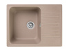 Мойка GranFest QUARZ 13, 617х480 мм, песочный (прямоугольная, без сифона)