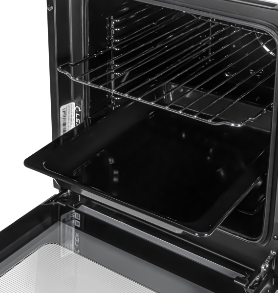 Духовой шкаф EDP 4590 BL, 45 см, стекло/нерж. сталь, черный, Lex