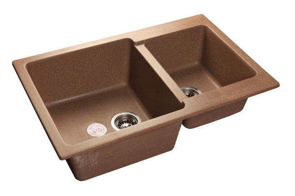 Мойка GranFest PRACTIK 780K, 775х506 мм, терракот