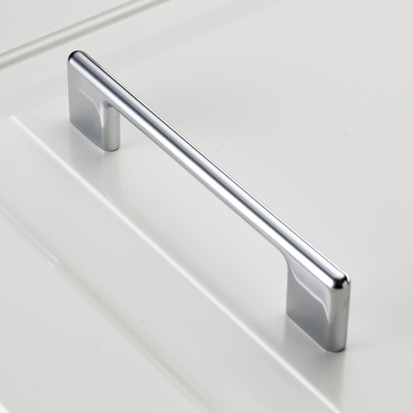 Ручка-скоба, CAPRI, 128мм, металл, хром