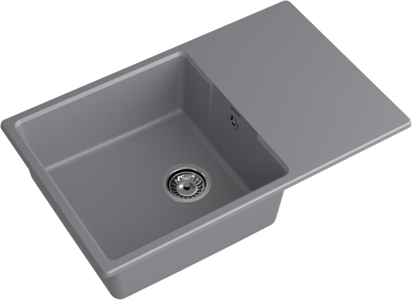 Мойка GranFest URBAN 678L, 780х490 мм, темно-серый