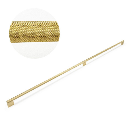 Ручка-скоба, GRAF BIG, 04861168L291, 1168мм, металл, брашированная латунь, Viefe