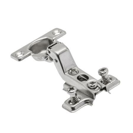 GTV Петля MINI внутренняя, с планкой 0мм, без доводчика, с еврошурупом