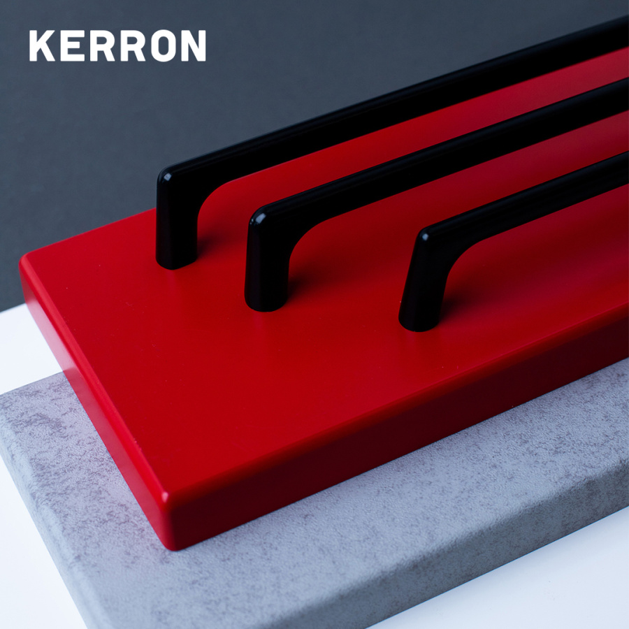 Ручка-скоба, 2390, 192мм, металл, черный матовый