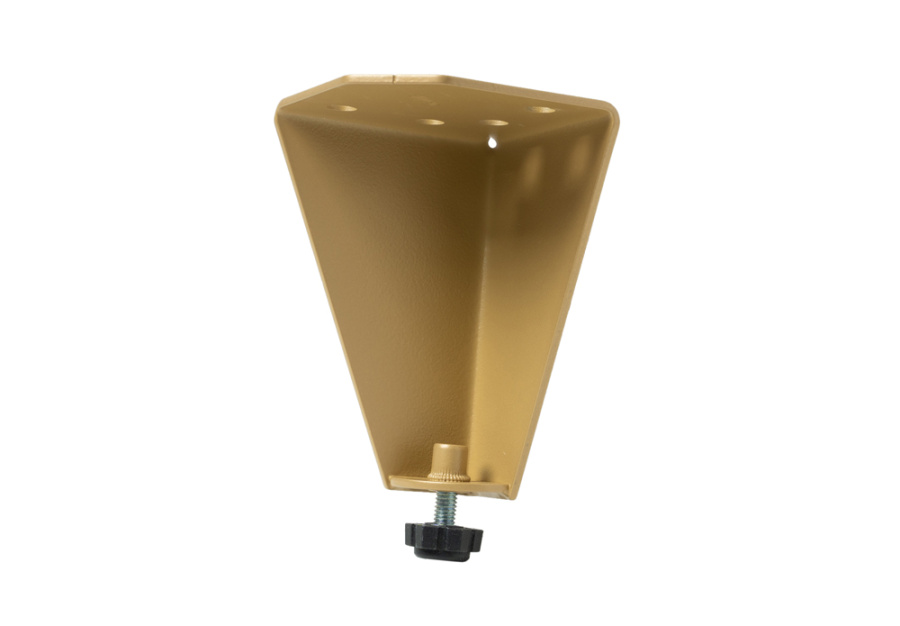 Опора регулируемая, h= 95мм, сталь, золотой металлик, JET