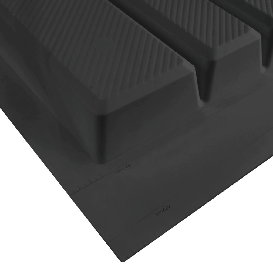 Лоток для кухонных принадлежностей TRAY 400, 290-350х420-490мм, графит, AQ