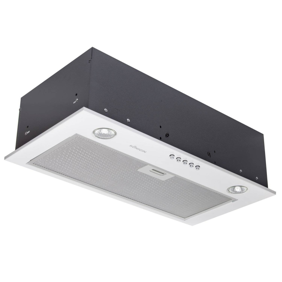 Вытяжка полновстраиваемая Inbox Plus, 60см, без угольного фильтра, белый, Konigin