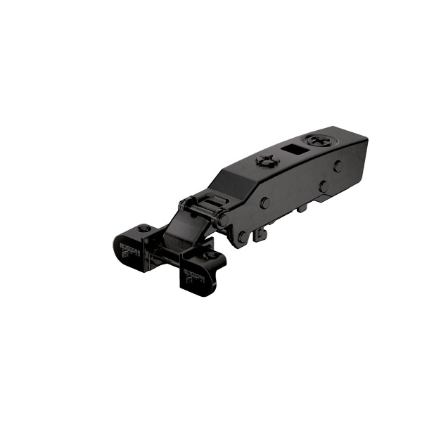 Петля SENSYS 8661, накладная, 95*, без пружины, без планки, чаша 32мм, для алюм. рам, черный обсидиан