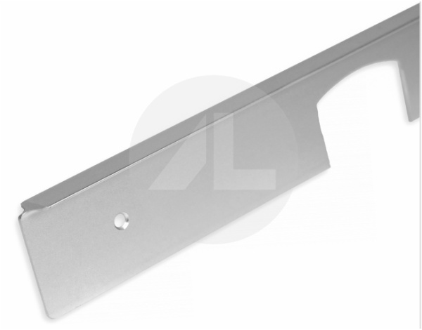 Планка угловая 38мм, R3, L=600мм, для столешниц EGGER, алюминий, Россия