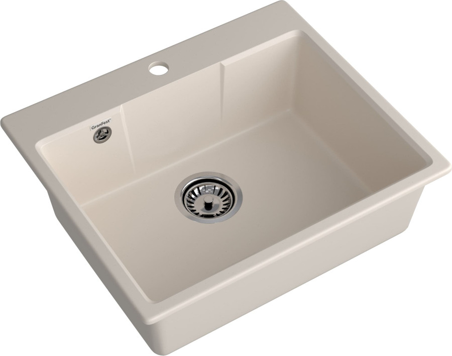 Мойка GranFest URBAN 658, 580х490 мм, белый