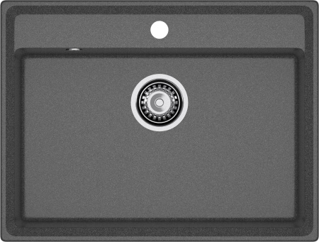 Мойка GranFest LEVEL 660, 660х500 мм, графит
