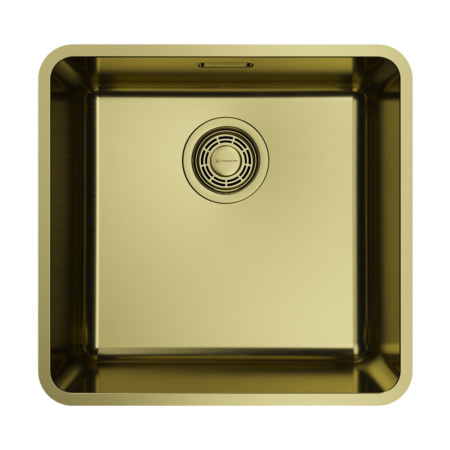 Мойка Omi 43-U/I Ultra-LG, нержавеющая сталь, светлое золото