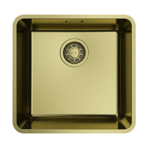 Мойка Omi 43-U/I Ultra-LG, нержавеющая сталь, светлое золото