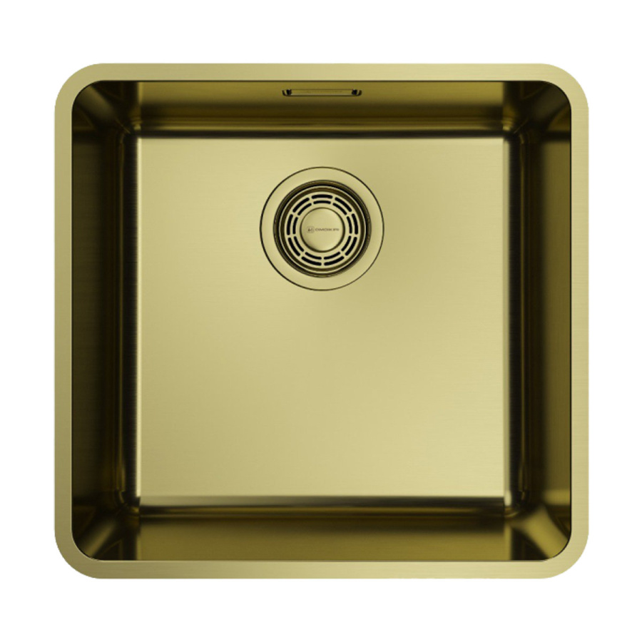 Мойка Omi 43-U/I Ultra-LG, нержавеющая сталь, светлое золото