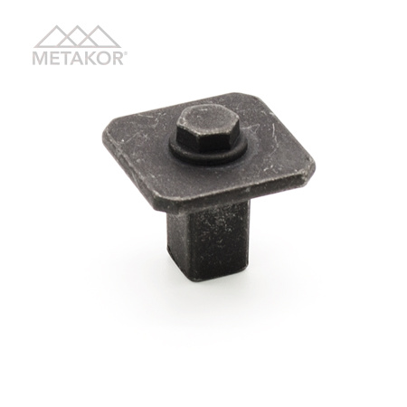 Ручка-кнопка, Kentucky, 19.4121.53, 27х27мм, металл, чугун