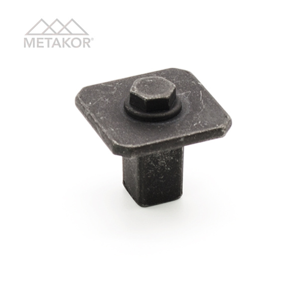 Ручка-кнопка, Kentucky, 19.4121.53, 27х27мм, металл, чугун