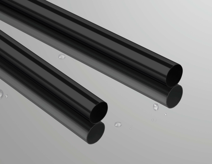 Штанга круглая, d=25мм, толщина 0,8мм, L=3000мм, ЧЕРНЫЙ, CMF